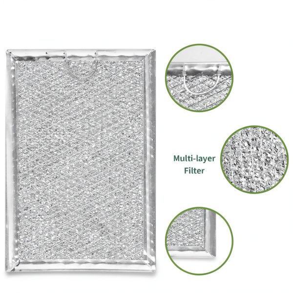 NIUBIER Microwave Filter Replacement Gray GE WB06X10309-2