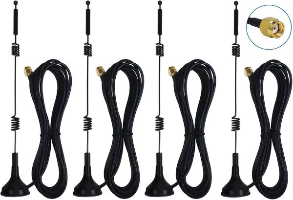 eifagur Dual Band WiFi Antenna 9dbi RP-SMA Male-0
