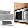 Gevodakun Microwave Filter Aluminum Grease Odor Replacement-2