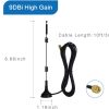 eifagur Dual Band WiFi Antenna 9dbi RP-SMA Male-2