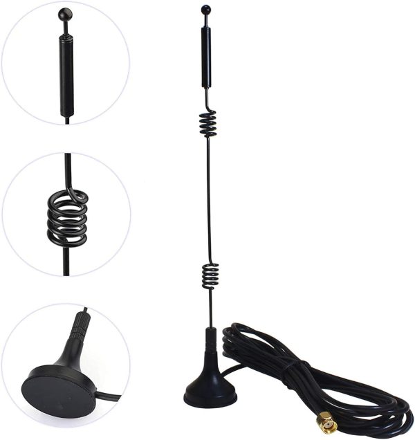 eifagur Dual Band WiFi Antenna 9dbi RP-SMA Male-1