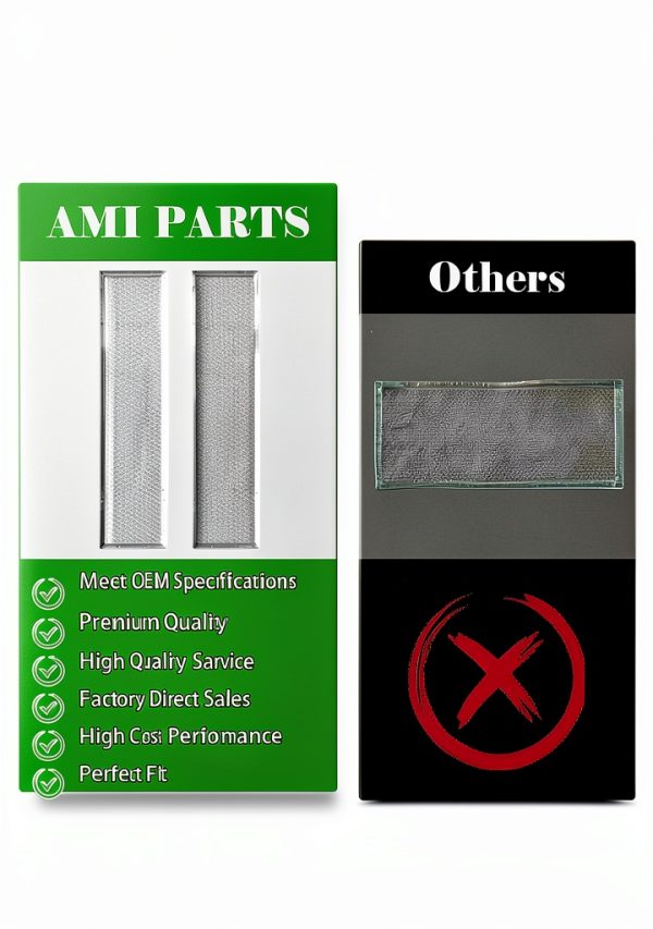 AWTURBO Microwave Grease Filter Aluminum Mesh Replacement-4