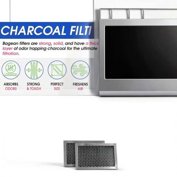 Bagean GE Microwave Charcoal Filter Replacement Odor-1