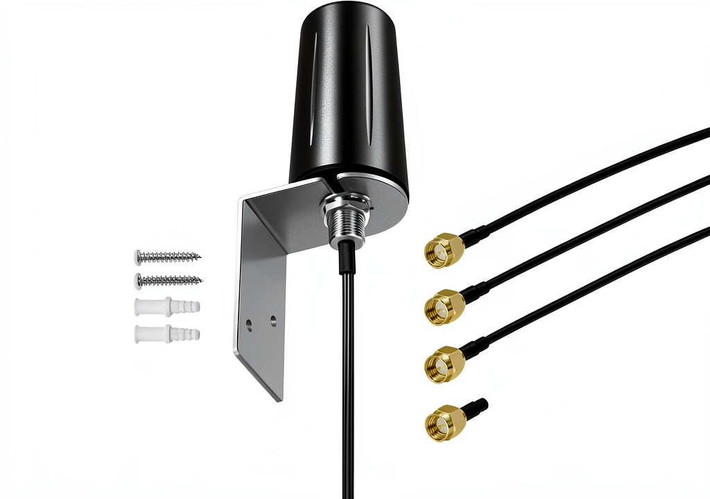 Slinkdsco antenna mounted on an RV roof