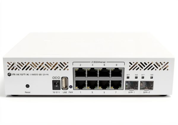 MikroTik CRS310-8G+2S+IN Aluminum Switch 12V-1