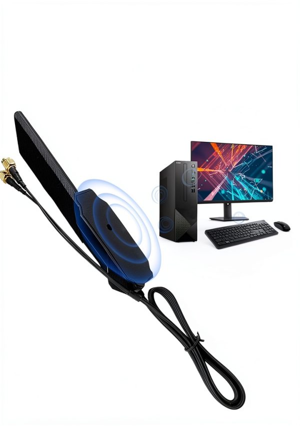 WiFi 6E Antenna Zahara Tri Band 9dBi Omnidirectional NF1204 White-4