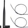 6dBi Omni Antenna Highfine for 2.4GHz WiFi Routers RP SMA Cables-0