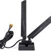 Eightwood RP-SMA WiFi 6E Antenna Tri-Band 6.5ft Base for Router-1