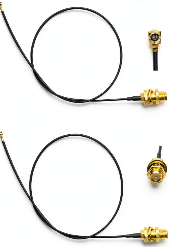 6dBi Omni Antenna Highfine for 2.4GHz WiFi Routers RP SMA Cables-2