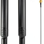 QUEENTI 8dBi Omni Dual-Band WiFi Antenna with 15cm RP‑SMA Pigtail-0