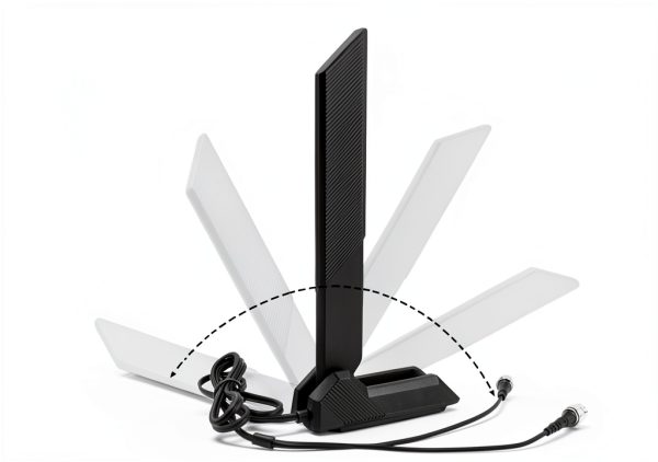 WiFi 6E Antenna Zahara Tri Band 9dBi Omnidirectional NF1204 White-3