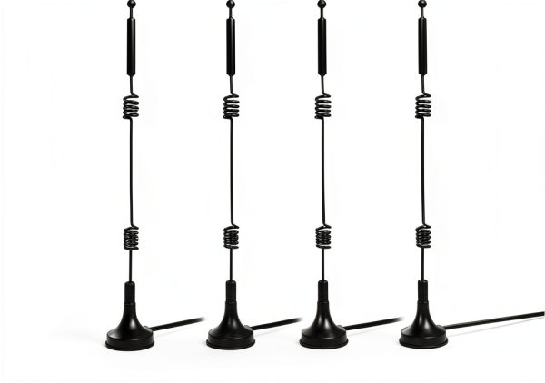 Bingfu 9dBi Omni RP‑SMA Male WiFi Antenna 4‑Pack 5.8GHz Dual Band-1