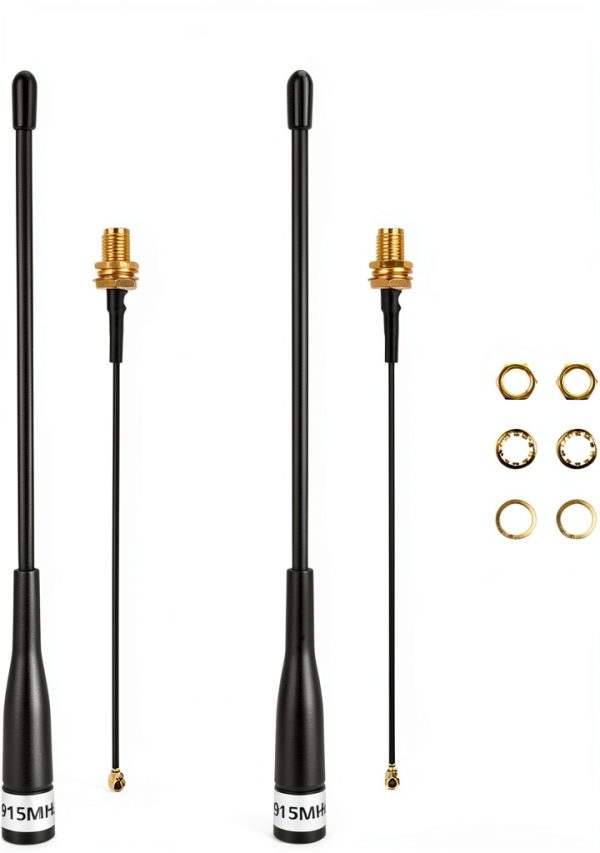 Meshnology 915MHz LoRa Antenna 19cm Soft Whip SMA Male 10dBi Gain-7