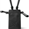 Larirgr WiFi Extender Signal Booster with High‑Gain Antenna 4‑Port-0