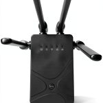 Larirgr WiFi Extender Signal Booster with High‑Gain Antenna 4‑Port-0