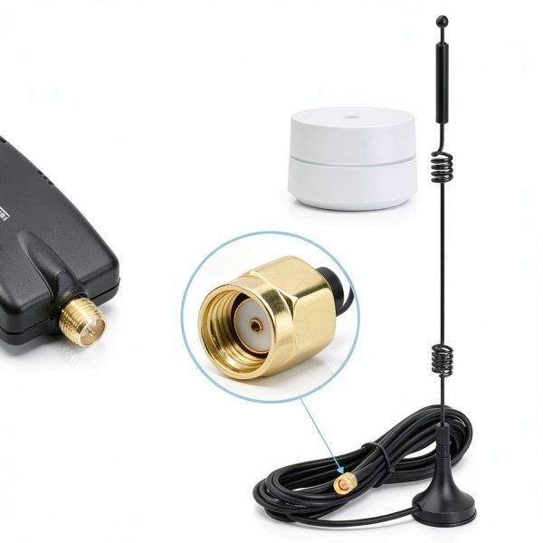 Bingfu 9dBi Omni RP‑SMA Male WiFi Antenna 4‑Pack 5.8GHz Dual Band-4
