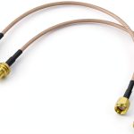 BINGFU HDMI Coaxial Cable RP-SMA Male to Female 12 inch 30cm Connector-0