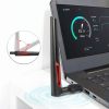 wlaniot Tri-Band WiFi 6E Antenna RP-SMA Male 6dBi Dual Color Pack-2