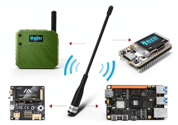 Meshnology 915MHz LoRa Antenna 19cm Soft Whip SMA Male 10dBi Gain-3