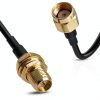 Coaxial Cable BINGFU RP‑SMA 10ft 3m RG174 Male to Female Connector-2