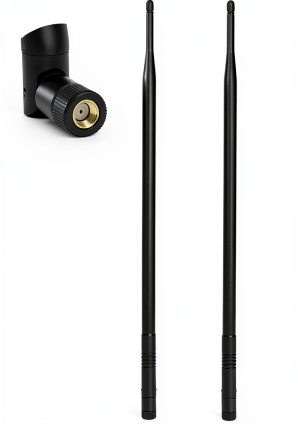 TREADALT-TEC 2.4GHz RP-SMA High Gain WiFi Antenna 2x10dBi 6in-1