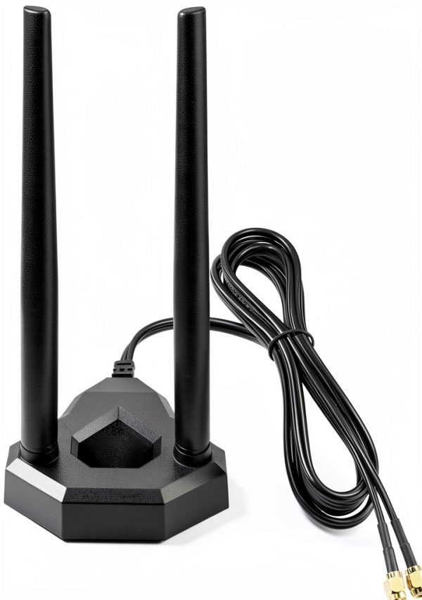 Eightwood 8dbi WiFi Antenna Dual Band 2.4GHz/5.8GHz Omnidirectional-0