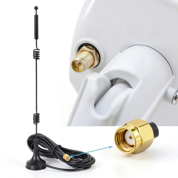 Bingfu 9dBi Omni RP‑SMA Male WiFi Antenna 4‑Pack 5.8GHz Dual Band-3