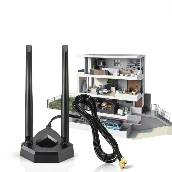 Eightwood 8dbi WiFi Antenna Dual Band 2.4GHz/5.8GHz Omnidirectional-6