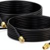 Coaxial Cable BINGFU RP‑SMA 10ft 3m RG174 Male to Female Connector-5