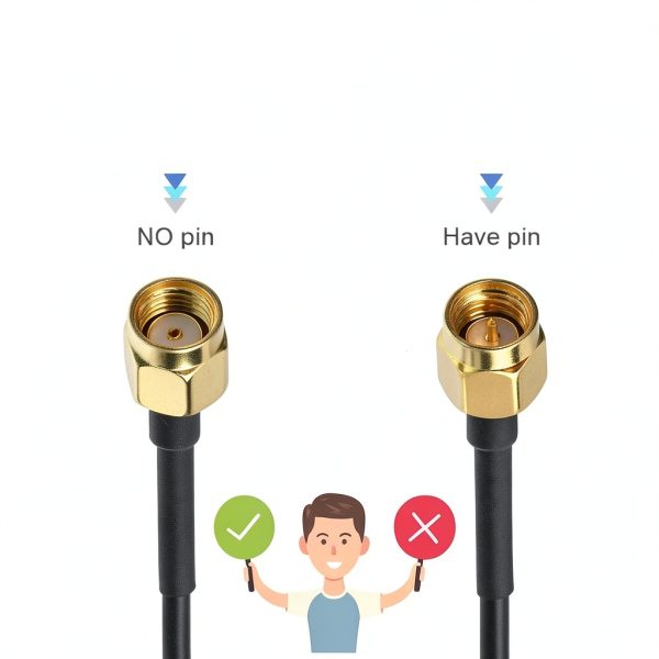 Bingfu 9dBi Omni RP‑SMA Male WiFi Antenna 4‑Pack 5.8GHz Dual Band-6