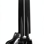 Eightwood RP-SMA WiFi 6E Antenna Tri-Band 6.5ft Base for Router-0
