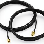 Coaxial Cable BINGFU RP‑SMA 10ft 3m RG174 Male to Female Connector-0