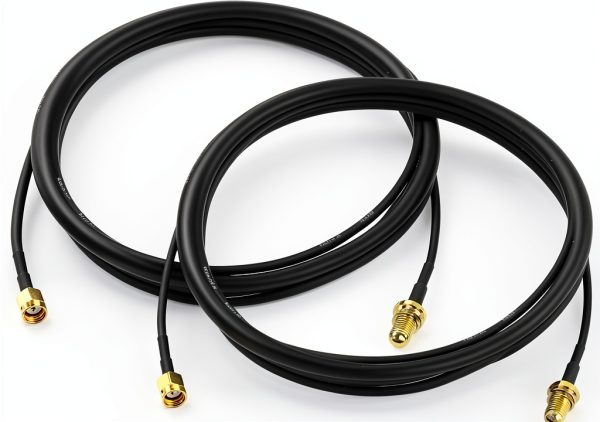 Coaxial Cable BINGFU RP‑SMA 10ft 3m RG174 Male to Female Connector-0