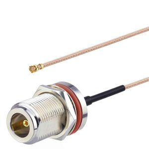 Superbat N Female Pigtail Coaxial Cable 6inch 1-Pack for Router-0