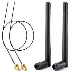 Bingfu Dual Band WiFi Antenna Mini PCIe & M.2 NGFF 3dBi Omni RP‑SMA-0