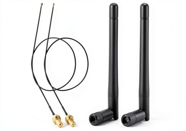 Bingfu Dual Band WiFi Antenna Mini PCIe & M.2 NGFF 3dBi Omni RP‑SMA-0