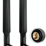 Tri-Band WiFi 6E Antenna Tenmory 5 dBi Gain RP-SMA Dual Connector-0