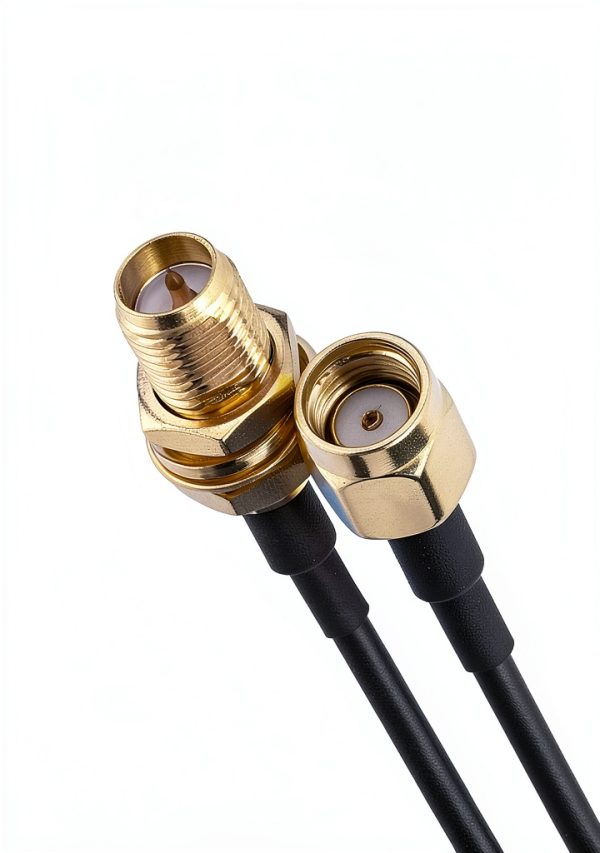 Coaxial Cable BINGFU RP‑SMA 10ft 3m RG174 Male to Female Connector-3