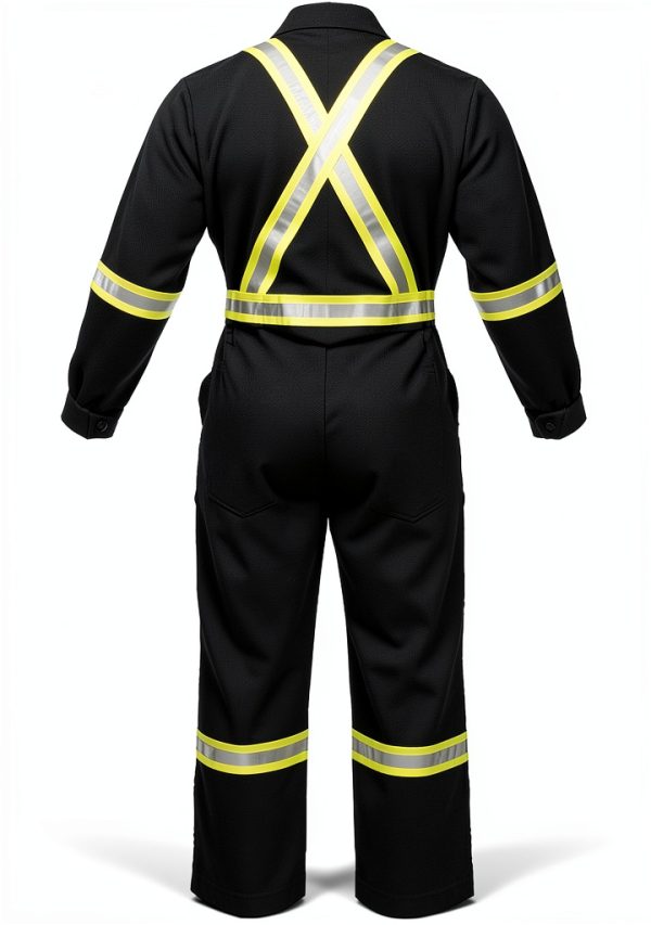 Flame Resistant FR High Visibility Hi Vis Coverall-3