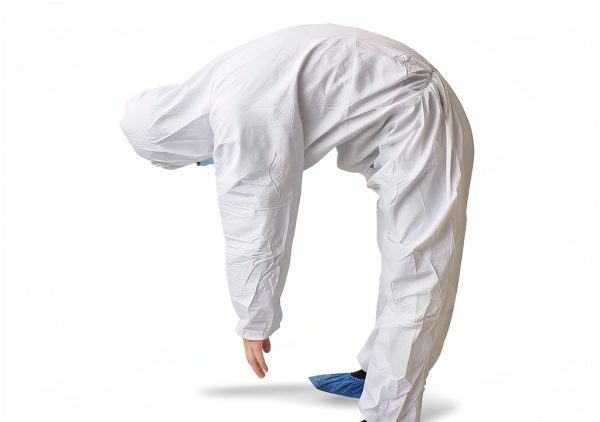 Vicogard Microporous Coveralls with Hood and Elastic Cuffs White-3