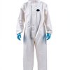 Vicogard Microporous Coveralls with Hood and Elastic Cuffs White-1
