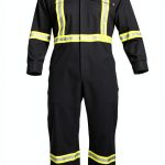 Flame Resistant FR High Visibility Hi Vis Coverall-0