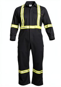 Flame Resistant FR High Visibility Hi Vis Coverall-0