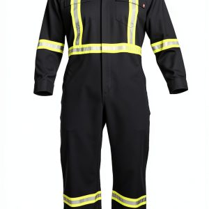 Flame Resistant FR High Visibility Hi Vis Coverall-0