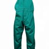 MAGID Spark Guard Heat-Resistant Bib Coveralls, 1 Coverall, Nitrile-Knit Insulated, Size Medium, Green, C81N586-2