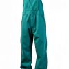 MAGID Spark Guard Heat-Resistant Bib Coveralls, 1 Coverall, Nitrile-Knit Insulated, Size Medium, Green, C81N586-0