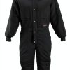 RefrigiWear ComfortGuard Coveralls – Insulated Black Denim Workwear-0