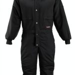 RefrigiWear ComfortGuard Coveralls – Insulated Black Denim Workwear-0