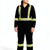 Flame Resistant FR High Visibility Hi Vis Coverall-7
