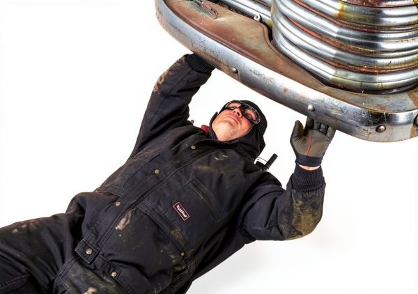 RefrigiWear ComfortGuard Coveralls – Insulated Black Denim Workwear-3